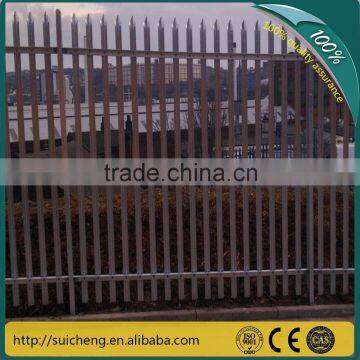 Steel Fencing/PVC Palisade steel Fence/steel galvanized iron fence(Guangzhou Factory)