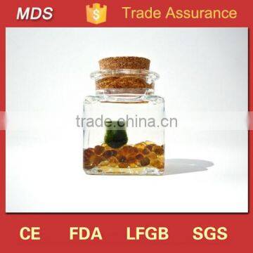 Food storage square jar glass container with lid                        
                                                Quality Choice