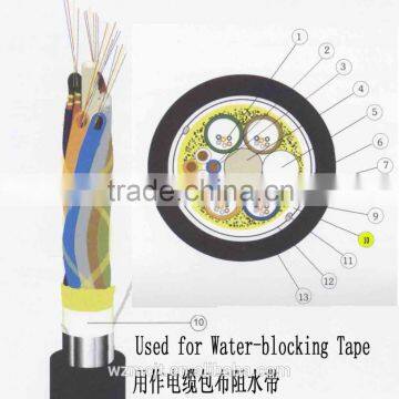 Non-woven chemical bond parallel lapping polyester/viscose cable wrapping