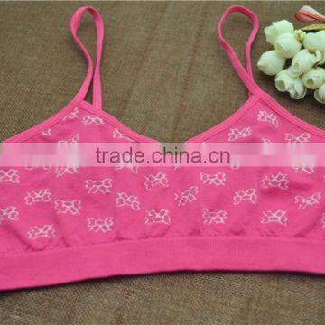 Pep Hot Cami Seamless Bra Tops Underwear for Girls Sports Crop Top photo-2