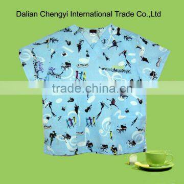 Stylish High Quality Printed Medical Scrubs