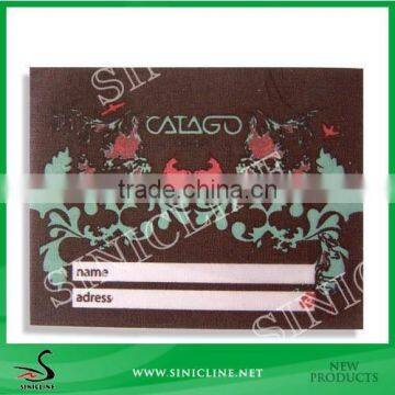 Sinicline Factory Directly Fabric Printed Name Label for Kids