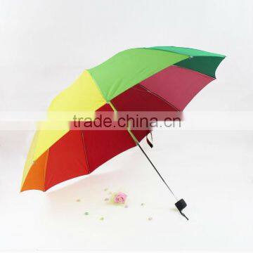 3 folding rainbow gift umbrella wholesale folding super size umbrella