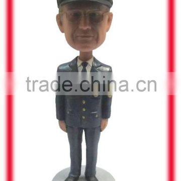 7 inches handmade resin police trophy and awards bobble head