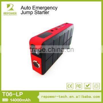 2015 high quality 12V car jump starter 12000mah car power booster jump starter