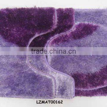 Shaggy bath mat set bath rug LZMAT00162