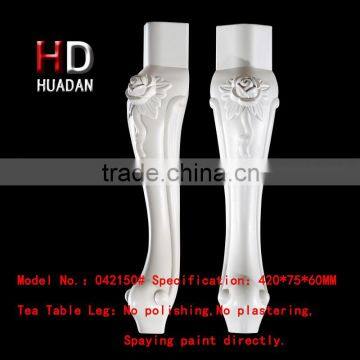 European Style Furniture Plastic Tea Table Leg 042150# Furniture Leg