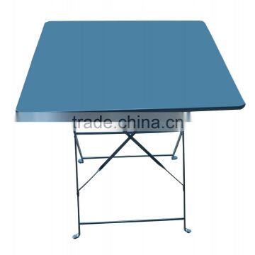 square small metal folding table base/Stainless steel patio table