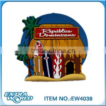 Dominican Republic soft pvc giveaway fridge magnet