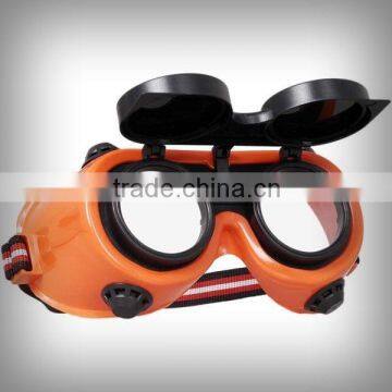 2016 green welding goggles flip-up lens economic PC lens eye protection welding goggle for sales