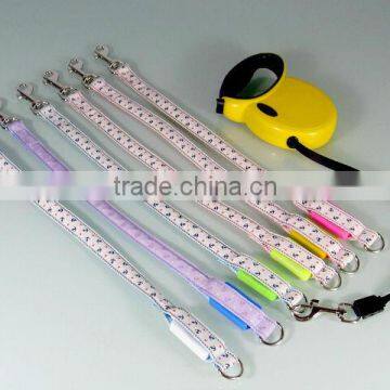 led pet collar led flashing leash lengthening size