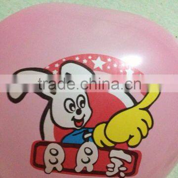 12 inches round shape CMYK printing latex balloon
