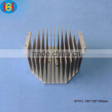 aluminum extrusion anodized led high bay heat sink