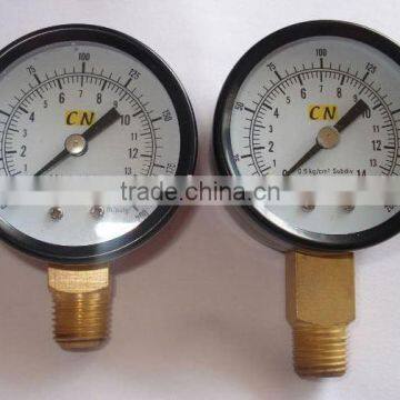 GENERAL PRESSURE GAUGE with carton steel and brass material