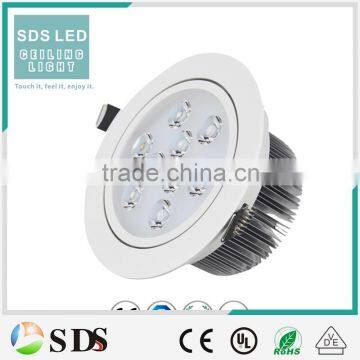 LED Ceiling light ceiling light led aluminum white high power round 9w ceiling light 2700k-6500k