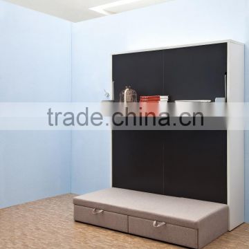 SPACE SAVING WALL BED MURPHY BED WITH SOFA