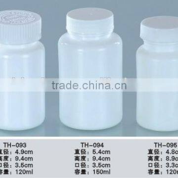 Screw Cap Round 120ml 150ml Healthcare Plastic PE Liquid Dispenser Bottle pill bottle                        
                                                Quality Choice