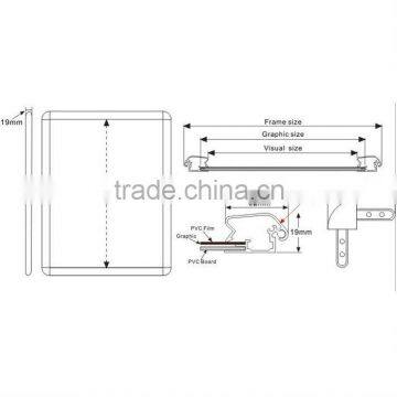 A4 Poster Frame Aluminum Photo Frame&foamed Pvc Panel Manufacturer photo-3