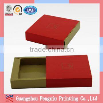 China High-end Custom Paper Cardboard Drawer Storage Sliding Box