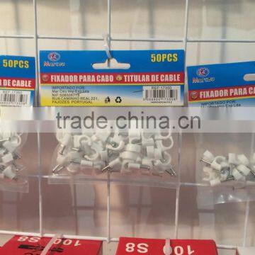 Supply Nail Wire Clips/nail Cable Clips/nail Cable Clamps 8mm With Hanging Card photo-4