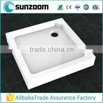 SUNZOOM shower tray 90x90,smc material made shower tray,smc shower pan