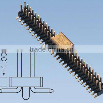 Double Row 1.27mm SMT Male Pin Header