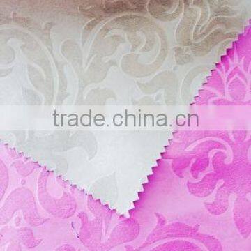 100% Polyester Embossed Suede Black Out Curtain Fabric photo-4