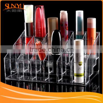 4 layer & clear acrylic lipstick display