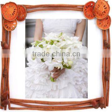 Cheap white PU Material bouquets Zantedeschia for wedding