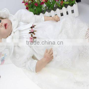 Realistic baby lovely doll 22inch Fashion cute silicone reborn baby dolls