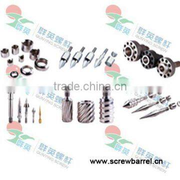 the assembly parts of screw and barrel for injection moulding machine