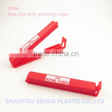 106cm clips,plastic bag clips OEM screem printing with color customized,plastic bag clips