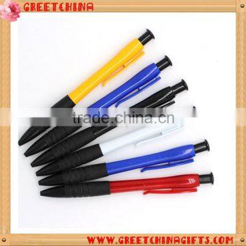 Custom Printed LOGO Clips Colorful Plastic Ballpoint Pen With Colorful Barrel photo-5