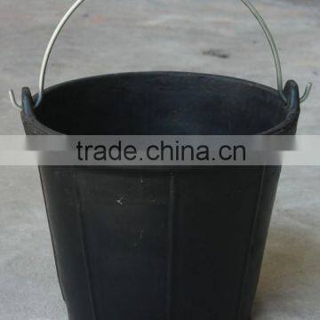 rubber bucket,Fiber-reinforced rubber pail,feeding pan,Rubber barrel,REACH