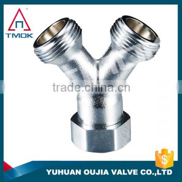 Brass Fitting 1/2 inch high pressure full port and forged blasting nickel-plating CE approved NPT threaded connection in TMOK