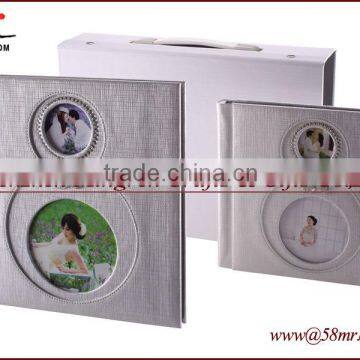 2013 New Digital Wedding Photo Album Cover,Leather Crystal Glass Album Cover Design