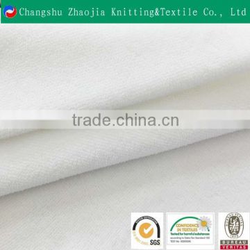 Changshu textile wholesale 100% polyester white color microfiber towel fabric