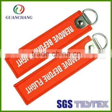 China from goods novelties custom polyester material key holder wristbands cheap keychain short key lanyard