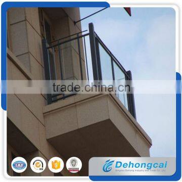 Safety Aluminium Hot Galvanized Railings Glass Wrought Iron Fence