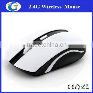 Rubber Surface Optical Wireless 2.4Ghz Mouse