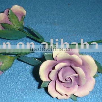 ceramic flower,porcelain flower decoration