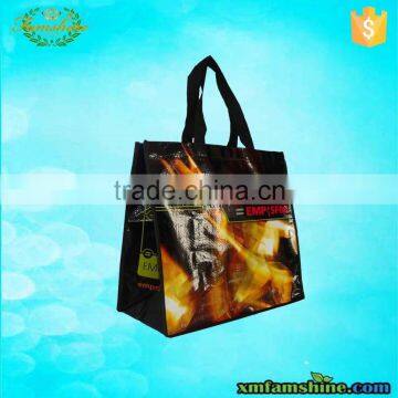 promotional used pp woven bag/pp woven handle shopping bag