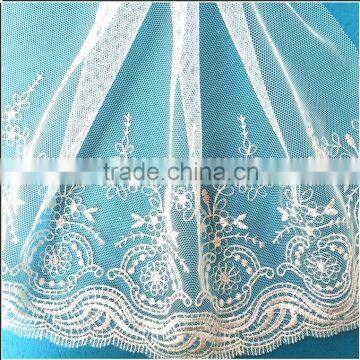2016 French Wedding Embroidery Cord Lace Trim