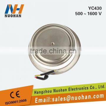 High power Thyristor YC430 500~1600V SCR high power phase control power thyristors