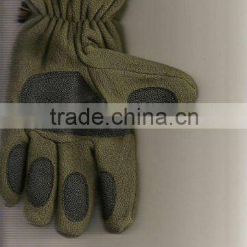 thinsulate lining polar fleece glove with PU pad