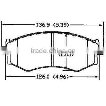 D462 41060-32R91 for Nissan sunny brake pads