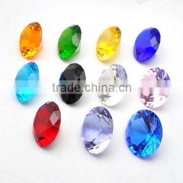 colorful wholesale crystal diamond for hotel & restaurant decoration