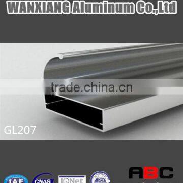 Extruded aluminium profiles kitchen profile frame profile GL207