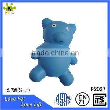 Wholesale Pet toy hollow rubber bear toy