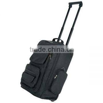 New Black Luggage Carry On Travel Bag With 2 Wheels